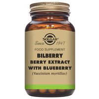 Solgar Bilberry Berry Extract with Blueberry Capsules